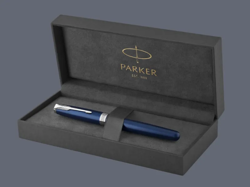 Pióro wieczne Parker Sonnet Core Niebieski Satynowy Lakier CT | Stalówka M - 1945364 + BOX Premium