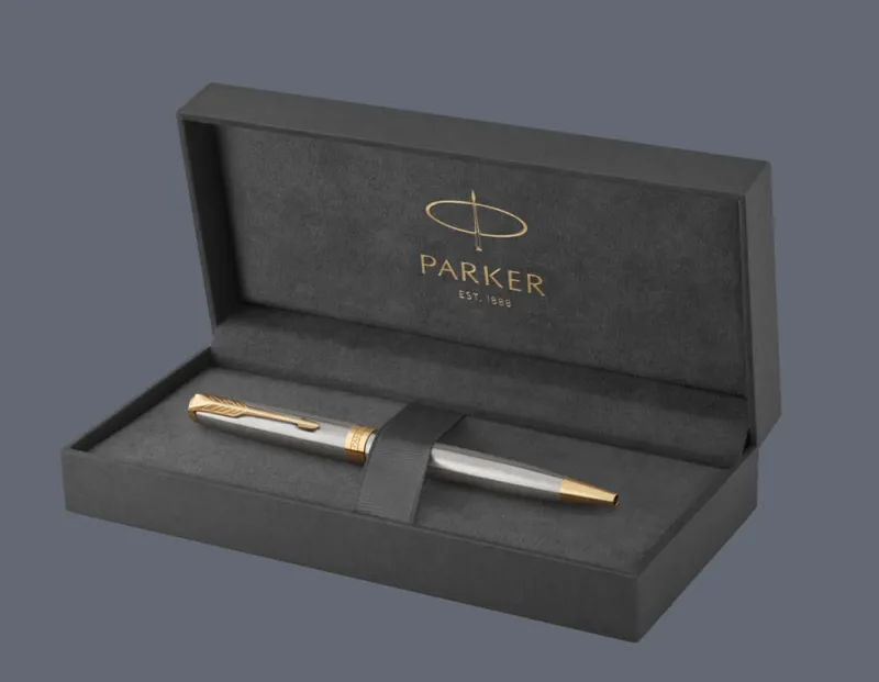 Długopis Parker Sonnet Core Satynowa Stal GT - 1931507 + BOX Premium