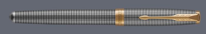Pióro wieczne Parker Sonnet Premium Chiselled Silver GT | Stalówka F/18k - 1931489