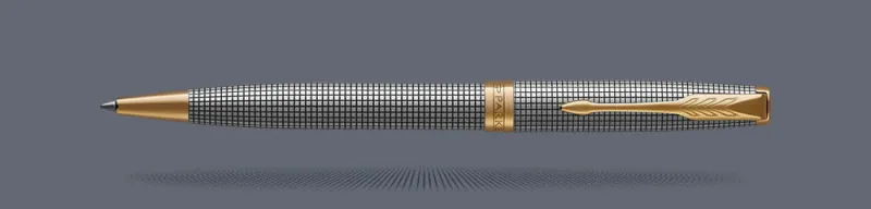 Długopis Parker Sonnet Premium Chiselled Silver GT