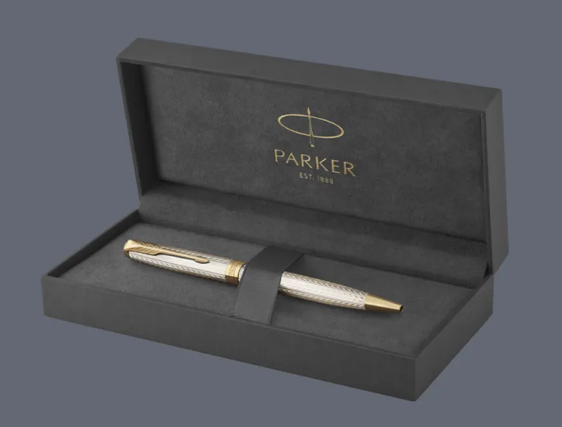Długopis Parker Sonnet Premium Silver Mistral GT - 2119796 + BOX Premium