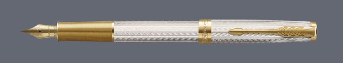 Pióro wieczne Parker Sonnet Premium Silver Mistral GT | Stalówka F/18k - 2119792