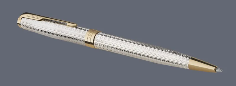 Długopis Parker Sonnet Premium Silver Mistral GT