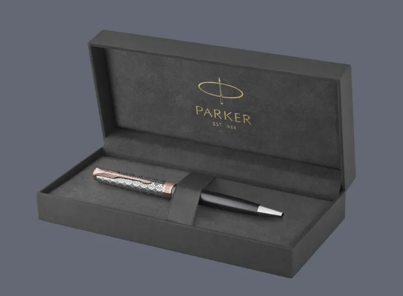 Długopis Parker Sonnet Premium Metal & Grey PGT - 2119791 + BOX Premium