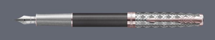 Pióro wieczne Parker Sonnet Premium Metal & Grey PGT | Stalówka F/18k - 2119788