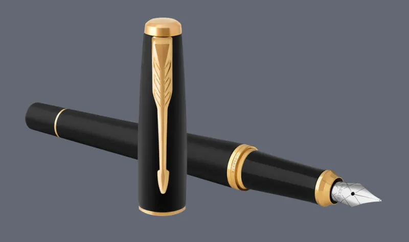 Pióro wieczne Parker Urban Core Muted Black GT | Stalówka F - 1931593