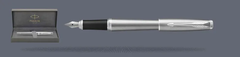 Zestaw Pióro wieczne Parker Urban Core Stalowy CT + Premium Box
