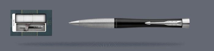 Zestaw Długopis Parker Urban Twist Muted Black CT + Etui Kolor - 2143639
