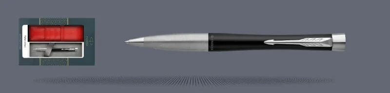 Zestaw Długopis Parker Urban Twist Muted Black CT + Etui Kolor - 2143639