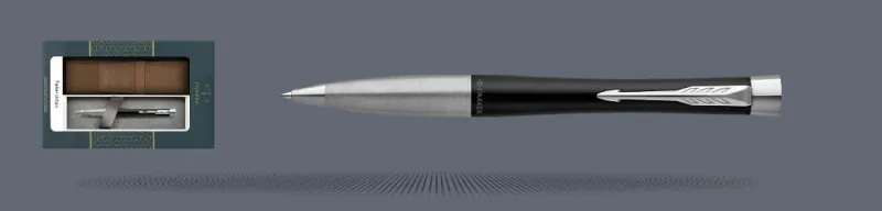 Zestaw Długopis Parker Urban Twist Muted Black CT + Etui Kolor - 2143639