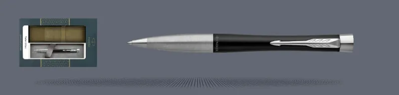 Zestaw Długopis Parker Urban Twist Muted Black CT + Etui Kolor - 2143639