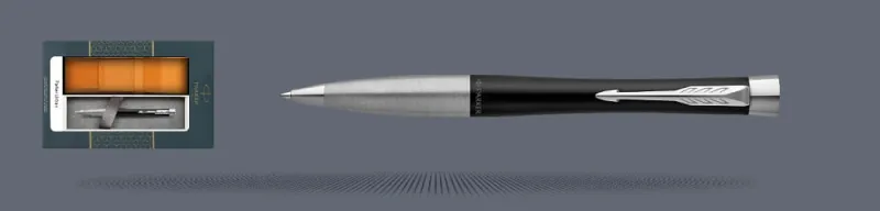 Zestaw Długopis Parker Urban Twist Muted Black CT + Etui Kolor - 2143639