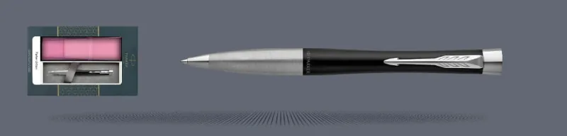 Zestaw Długopis Parker Urban Twist Muted Black CT + Etui Kolor - 2143639