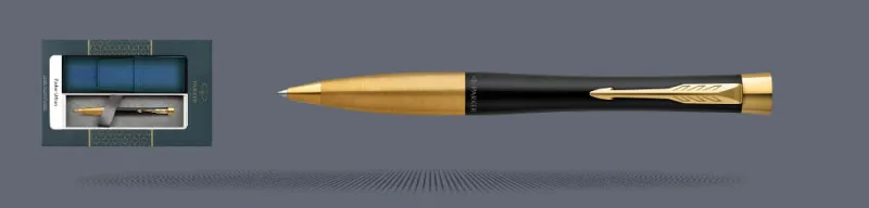 Zestaw Długopis Parker Urban Twist Muted Black GT + Etui Kolor - 2143640