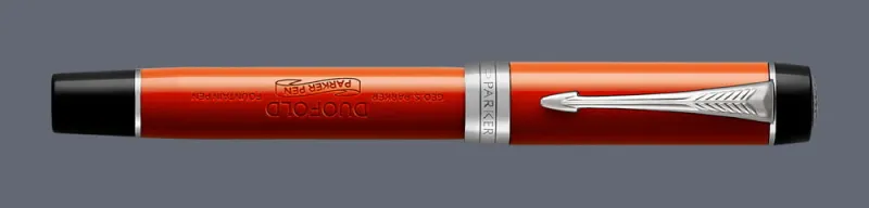 Pióro wieczne Parker Duofold Classic Centennial Czerwony Akryl CT | Stalówka M/18 - 1931376