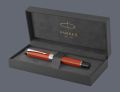 Pióro wieczne Parker Duofold Classic Centennial Czerwony Akryl CT | Stalówka M/18 - 1931376 + BOX Premium
