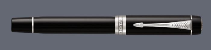 Pióro wieczne Parker Duofold Classic Centennial Czarny Akryl CT | Stalówka M/18 - 1931366