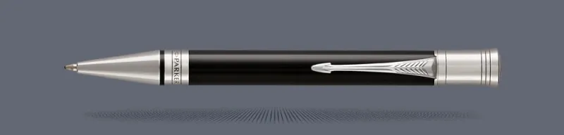 Długopis Parker Duofold Classic Centennial Czarny Akryl CT