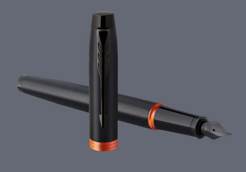 Pióro wieczne Parker IM Professionals Vibrant Ring Flame Orange | Stalówka F - 2172943