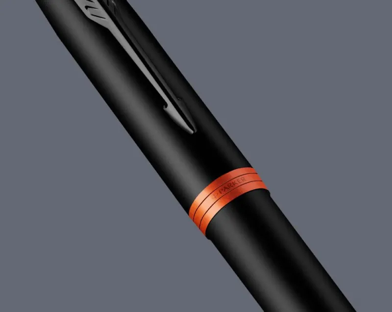 Pióro wieczne Parker IM Professionals Vibrant Ring Flame Orange | Stalówka F - 2172943
