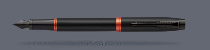 Pióro wieczne Parker IM Professionals Vibrant Ring Flame Orange | Stalówka F - 2172943