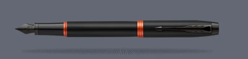 Pióro wieczne Parker IM Professionals Vibrant Ring Flame Orange | Stalówka F - 2172943