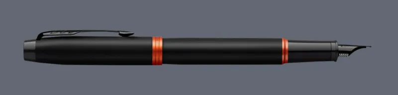 Pióro wieczne Parker IM Professionals Vibrant Ring Flame Orange | Stalówka F - 2172943