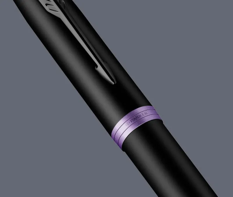 Zestaw Pióro wieczne Parker IM Professionals Vibrant Ring Amethyst Purple + Premium Box