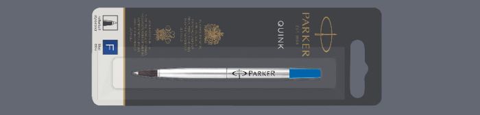 Wkład do pióra kulkowego Parker Niebieski | Końcówka F - 1950322