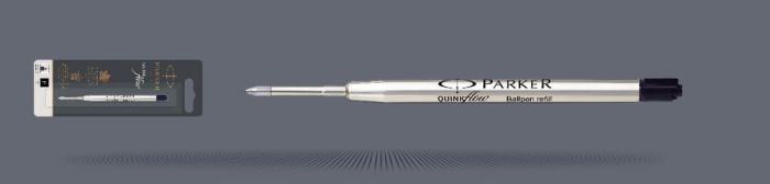 Wkład do długopisu Parker QUINKflow Czarny | Końcówka F - 1950367