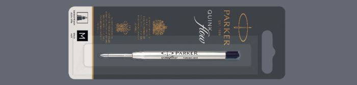 Wkład do długopisu Parker QUINKflow Czarny | Końcówka M - 1950369
