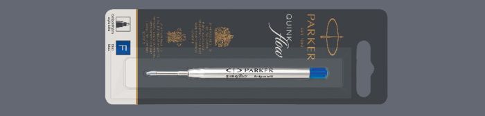 Wkład do długopisu Parker QUINKflow Niebieski | Końcówka F - 1950368