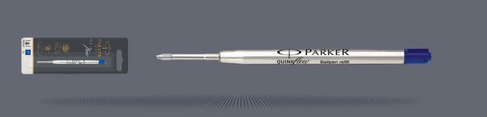 Wkład do długopisu Parker QUINKflow Niebieski | Końcówka F - 1950368