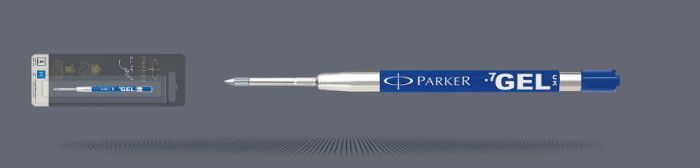 Wkład żelowy do długopisu Parker Niebieski | Końcówka M - 1950346