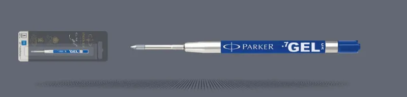 Wkład żelowy do długopisu Parker Niebieski | Końcówka M - 1950346