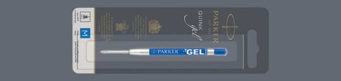 Wkład żelowy do długopisu Parker Niebieski | Końcówka M - 1950346
