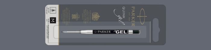 Wkład żelowy do długopisu Parker Czarny | Końcówka M - 1950344