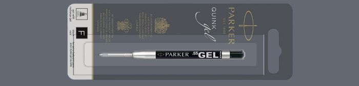 Wkład żelowy do długopisu Parker Czarny | Końcówka F - 2020762