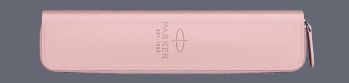 Etui Parker pastelowe różowe zamykane na suwak - 2186242