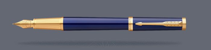Pióro wieczne Parker Ingenuity Niebieski GT | Stalówka F - 2182009