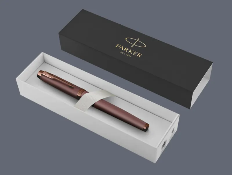 Pióro wieczne Parker IM Professionals Monochrome Burgundy | Stalówka F - 2190511 + BOX Standard