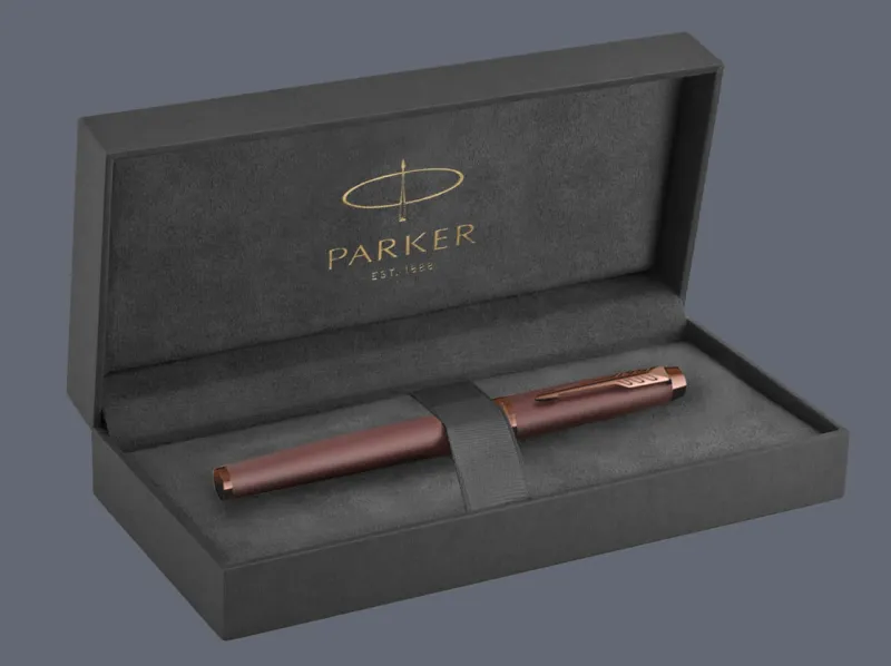 Zestaw Pióro wieczne Parker IM Professionals Monochrome Burgundy + Premium Box | Stalówka F - 2190511