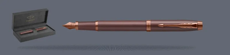 Zestaw Pióro wieczne Parker IM Professionals Monochrome Burgundy + Premium Box | Stalówka F - 2190511