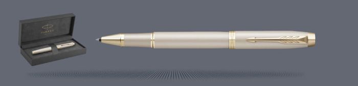 Zestaw Pióro kulkowe Parker IM Professionals Monochrome Champagne + Premium Box - 2172955