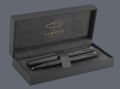 Zestaw Pióro wieczne + Długopis Parker Ingenuity Czarny BT | Stalówka F + BOX Premium