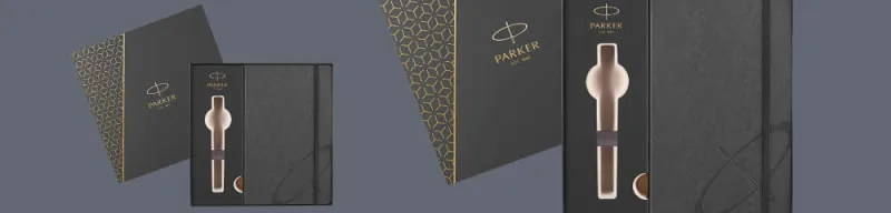 Pudełko Prezentowe Parker + Notes - na jeden instrument piśmienny - 2196931