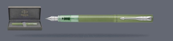 Zestaw Pióro wieczne Parker Vector XL Green + Premium Box | Stalówka M - 2159747
