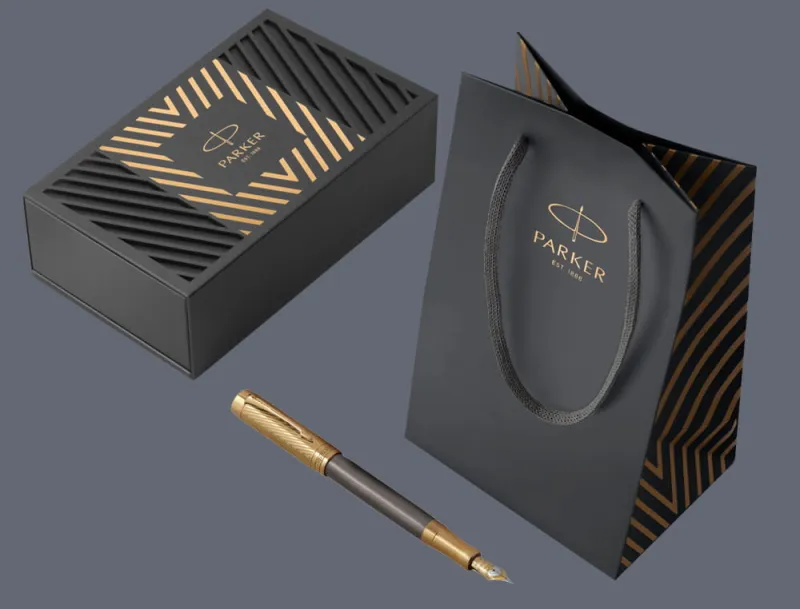 Pióro wieczne Parker Duofold Pioneers GT + BOX Deluxe + Torebka