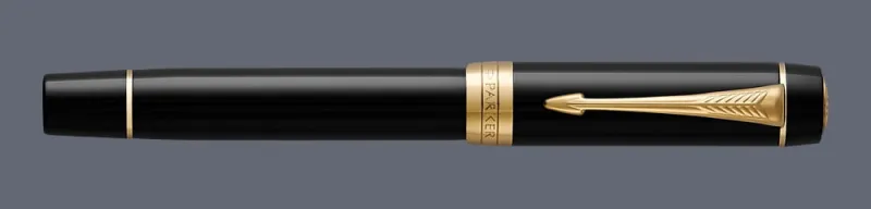 Pióro wieczne Parker Duofold Classic Centennial Czarny Akryl GT