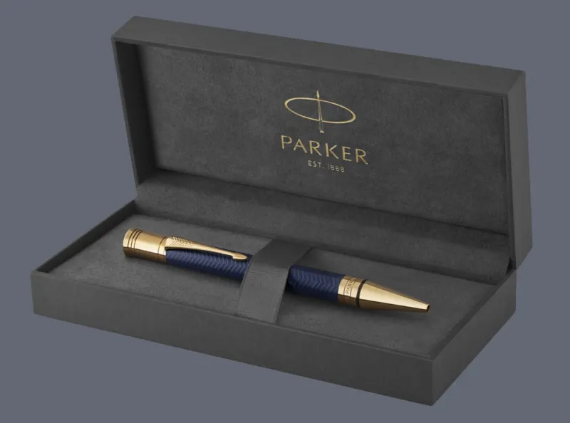 Długopis Parker Duofold Prestige Niebieska Jodełka GT - 1931373 + BOX Premium